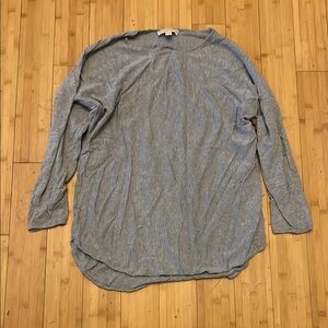 Michael Kors Gray Crew Neck Sweater Relaxed Fit